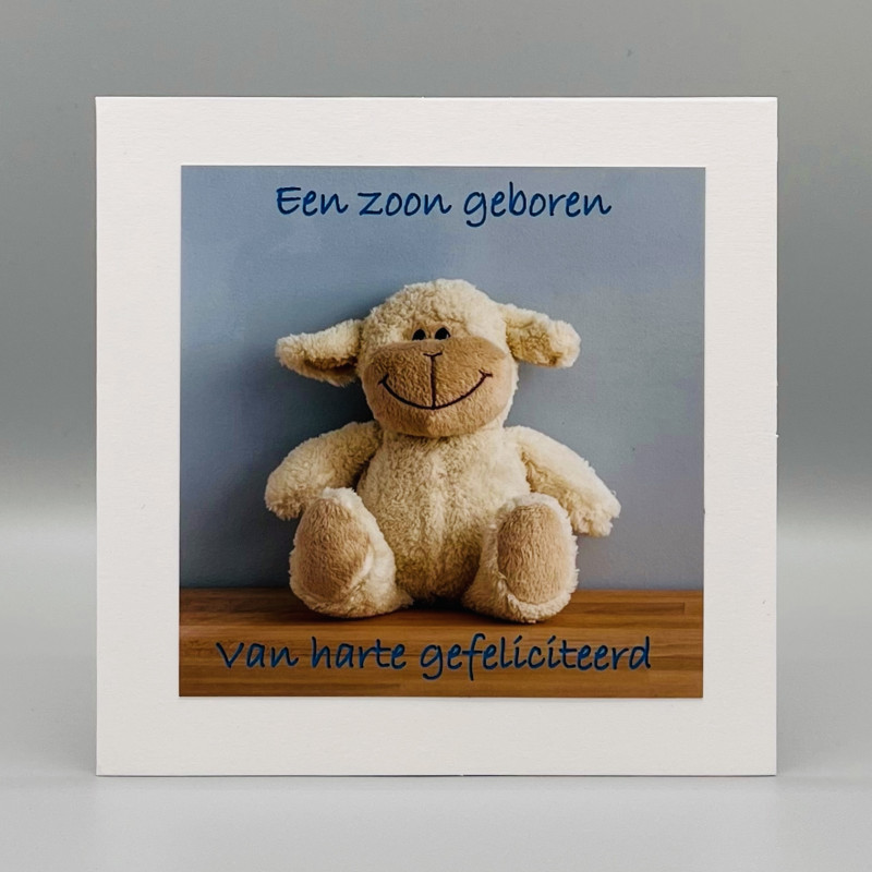 Fotokaarten Geboorte (mix D/Z); 5 verschillende kaarten