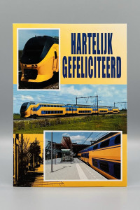 Wenskaarten Gefeliciteerd (jongen); 5 verschillende kaarten