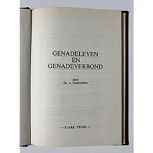 Genadeleven en genadeverbond; Ds. A Moerkerken