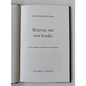 Brieven van een herder; Robbert Murray Mc Cheyne