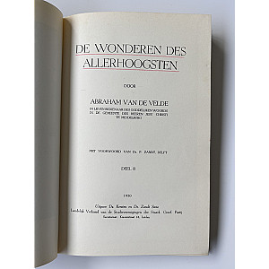 De wonderen des Allerhoogsten; Abraham van de Velde