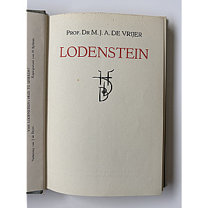 Uren met Lodestein; Prof M.J.A. de Vrijer