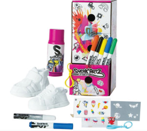Ontwerp je eigen sleutelhanger met deze Splash Toys Sleutelhanger Sneak Artz Startersset  19-delig