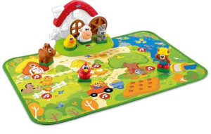 Chicco boerderijdieren speelmat (2 talig !), een prachtig cadeau voor jongens en meisjes vanaf 1 jaar.