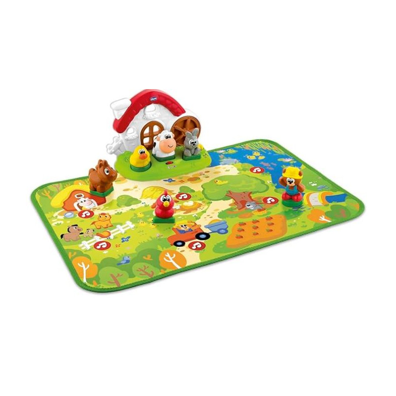 Chicco boerderijdieren speelmat (2 talig !), een prachtig cadeau voor jongens en meisjes vanaf 1 jaar.