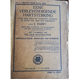 Eene verlevendigende hartsterking; J Barry, met voorwoord William Huntington