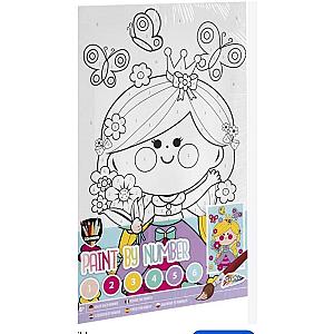 Schilderen op kleur meisje