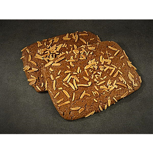Dikke speculaas met amandelen (2 plakken)